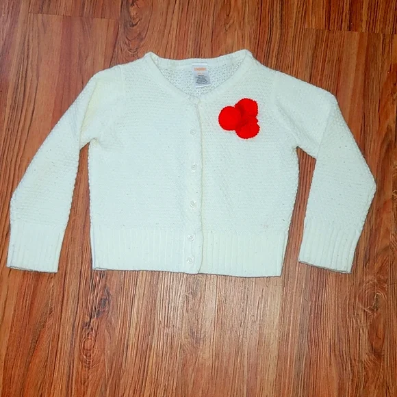Holiday Sweater Button Down Sweater Acrylic XS 4 - Picture 1 of 6